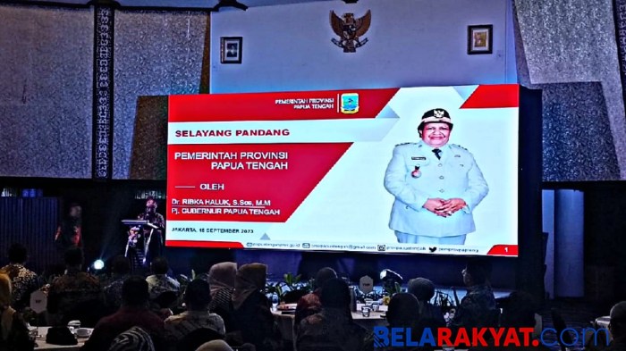 Ribka Haluk Resmi Pimpin Komite Pembangunan Papua Era Baru Pembangunan